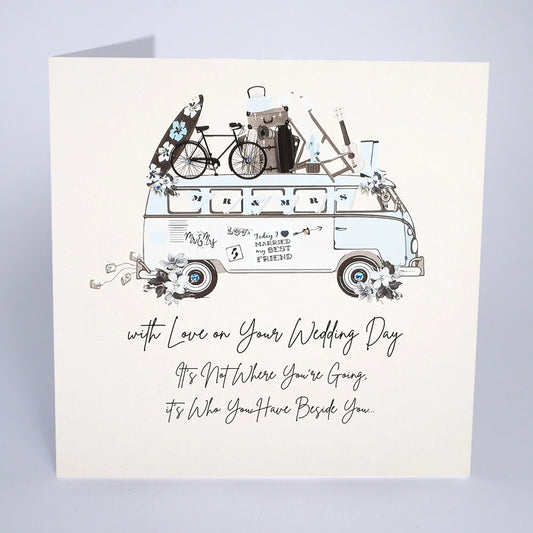 With Love on Your Wedding Day - Beside you Large Card