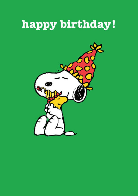 Snoopy birthday cuddle
