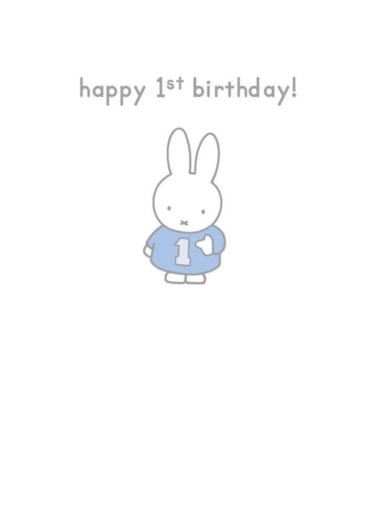1 - Miffy 1st Birthday Blue