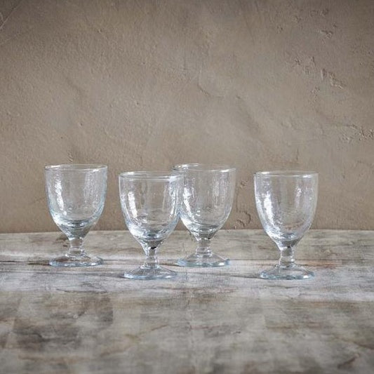 Yala Hammered Wine Glass - Set of 4