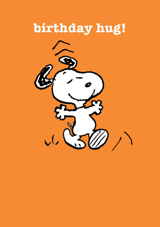 Snoopy birthday hug
