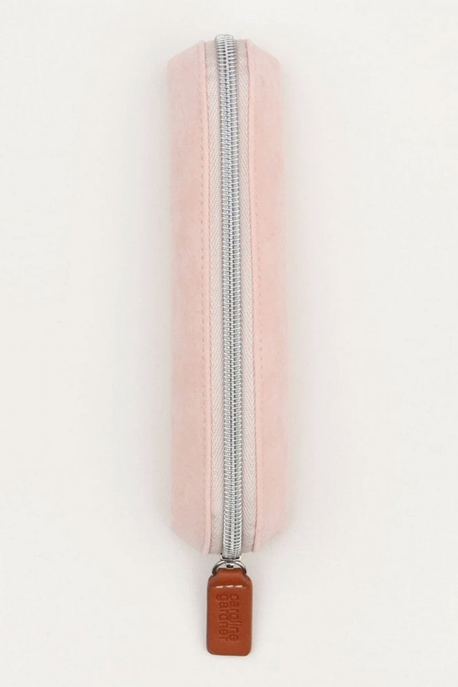 Light Pink Velvet Pencil Case