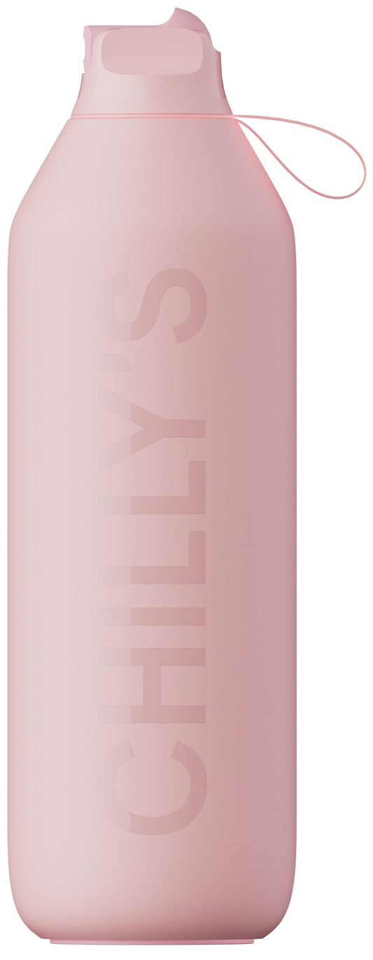 Series 2 Chilly's Flip Bottle - Blush Pink 1000 ml