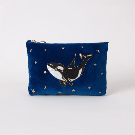 Orca Mini Pouch - Cobalt Velvet