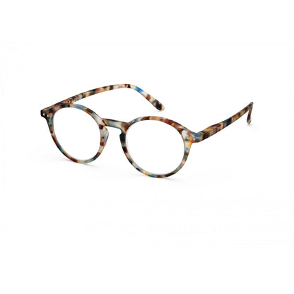 Unisex Reading Glasses - Style D - Blue Tortoise +1.5