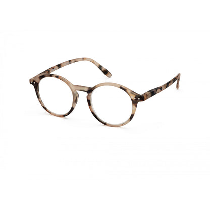 Unisex Reading Glasses - Style D - Light Tortoise +2.5