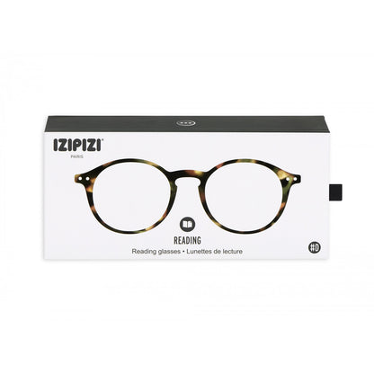 Unisex Reading Glasses - Style D - Tortoise +3