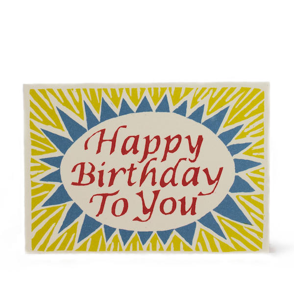 Happy Birthday to You (red, Yellow, Blue)
