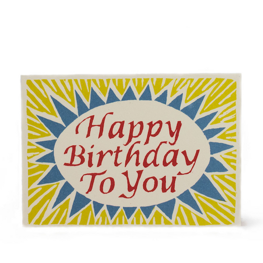 Happy Birthday to You (red, Yellow, Blue)