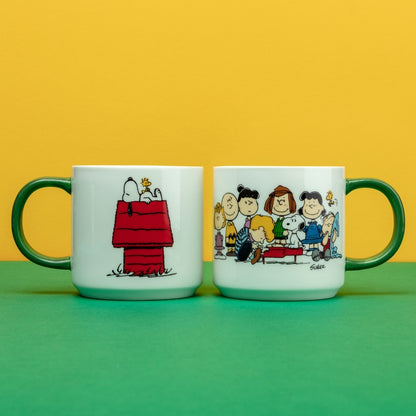 Peanuts Gang and House Mug