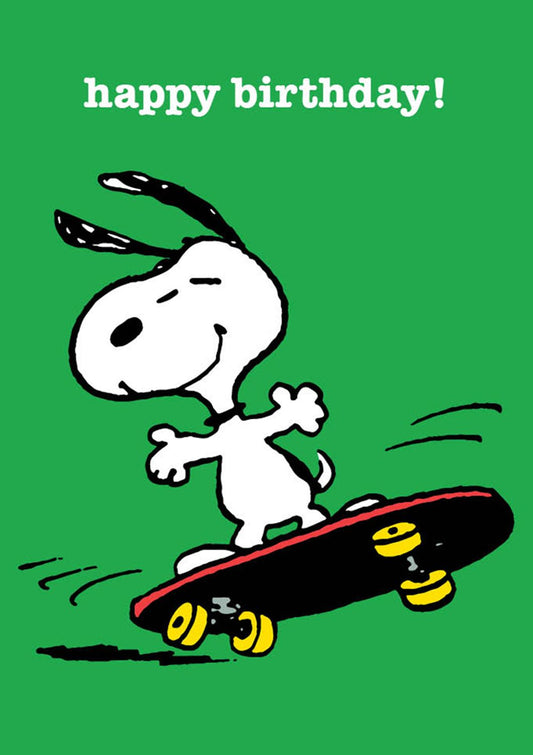 Snoopy - Skateboard Birthday