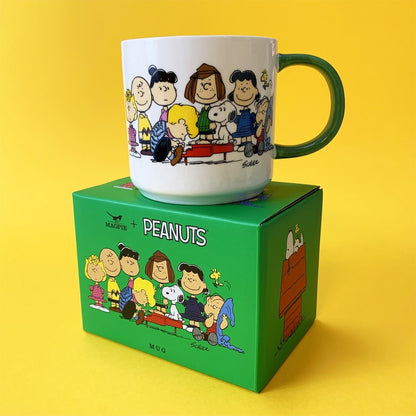 Peanuts Gang and House Mug