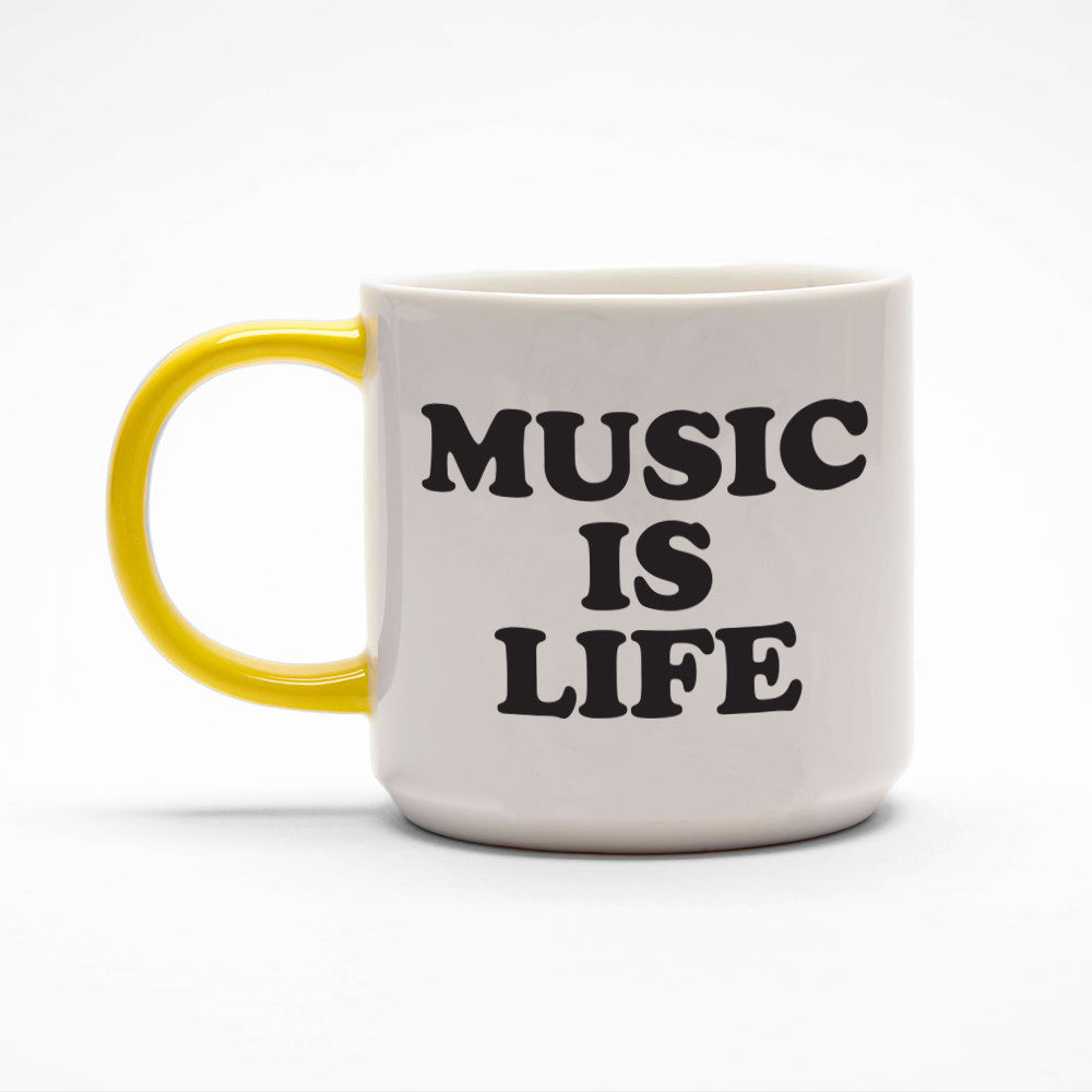 Snoopy Music is Life Mug