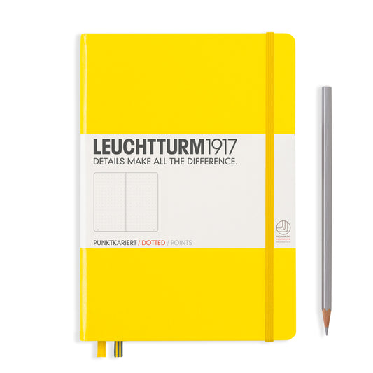 Leuchtturm A5 Dotted Notebook Lemon