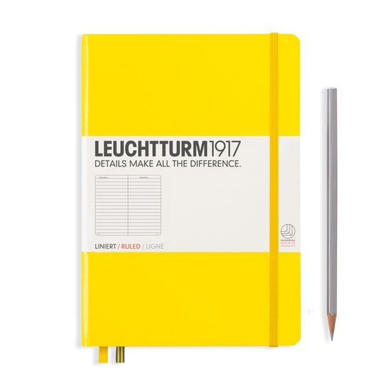Leuchtturm A5 Ruled Notebook Lemon