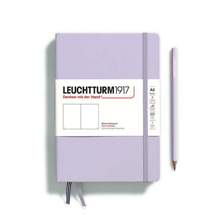Leuchtturm A5 Plain Notebook lilac