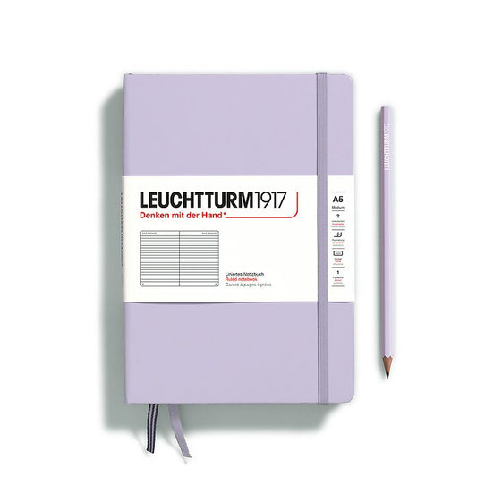 Leuchtturm A5 Ruled Notebook Lilac