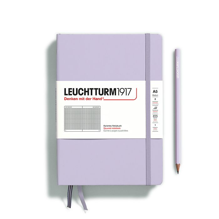 Leuchtturm A5 Squared Notebook Lilac