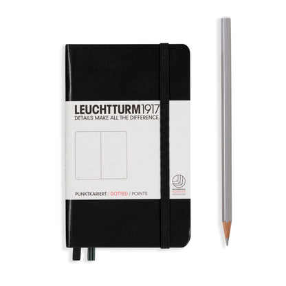 Leuchtturm A6 Dotted Notebook Black