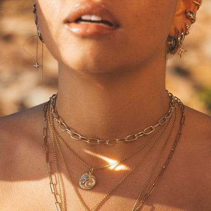 Silver Aries Zodiac Necklace