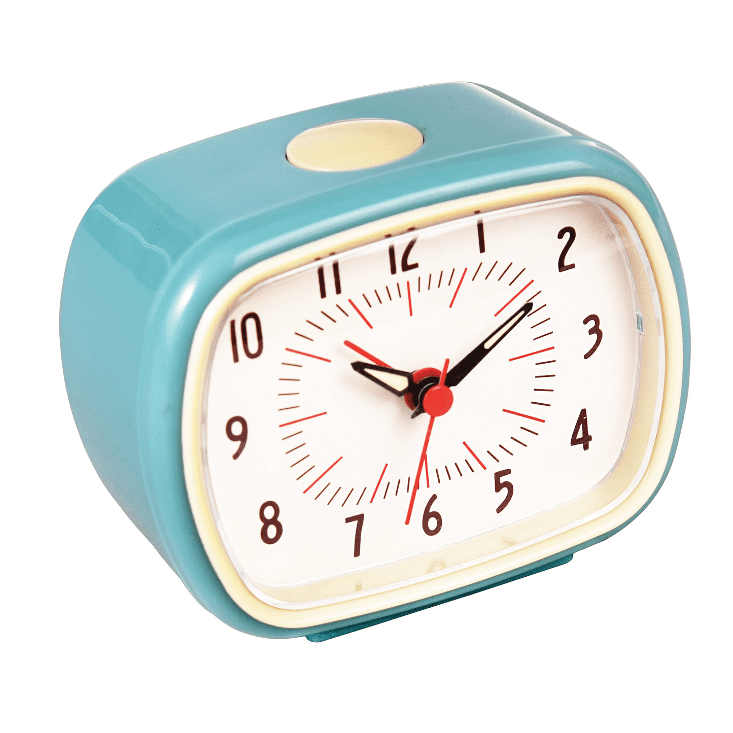 Retro Blue Alarm Clock