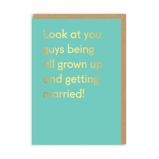 Look at you guys...getting married