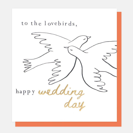 To the Lovebirds - Wedding Card
