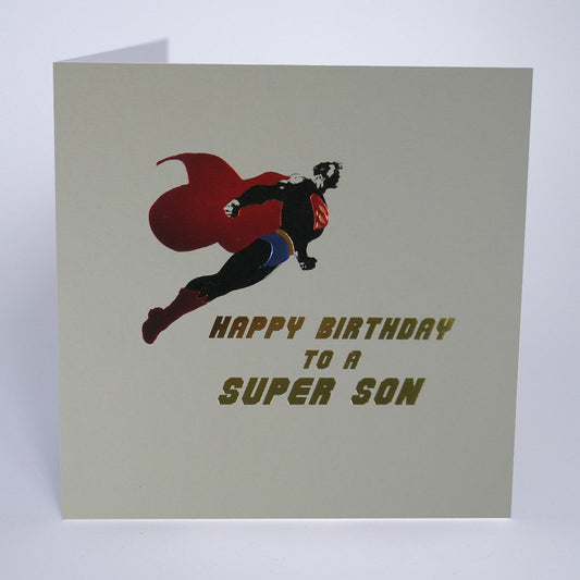 Super Son Birthday Card