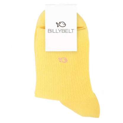 Billy Fish Yellow Lace Sock Size 4/6.5