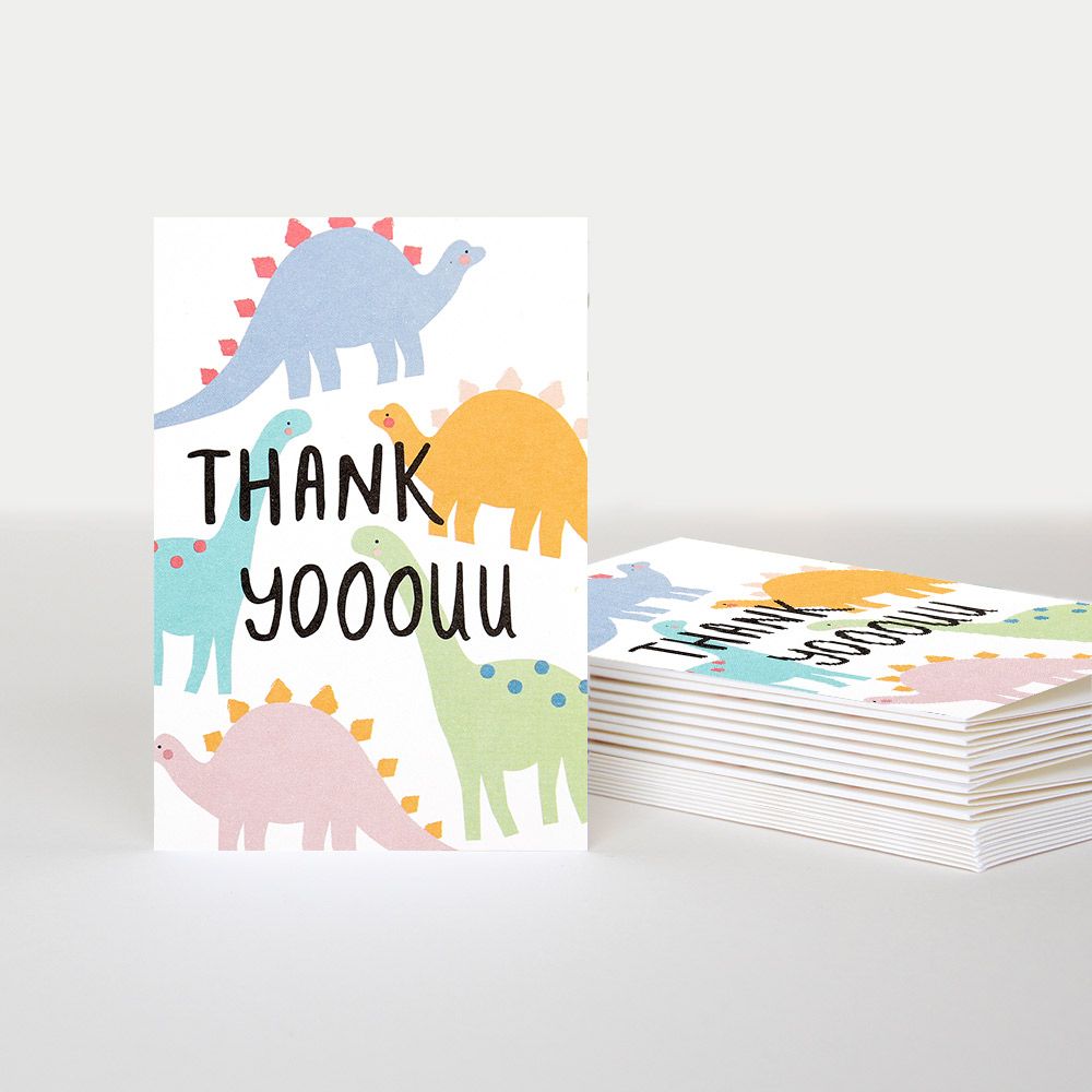 Thank You Dinosaur Cards - Pack of ten – atticusboo