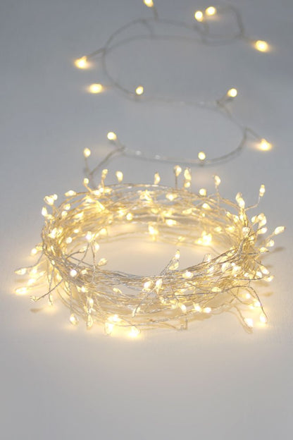 Cluster Silver Chain 300 lights 15 m